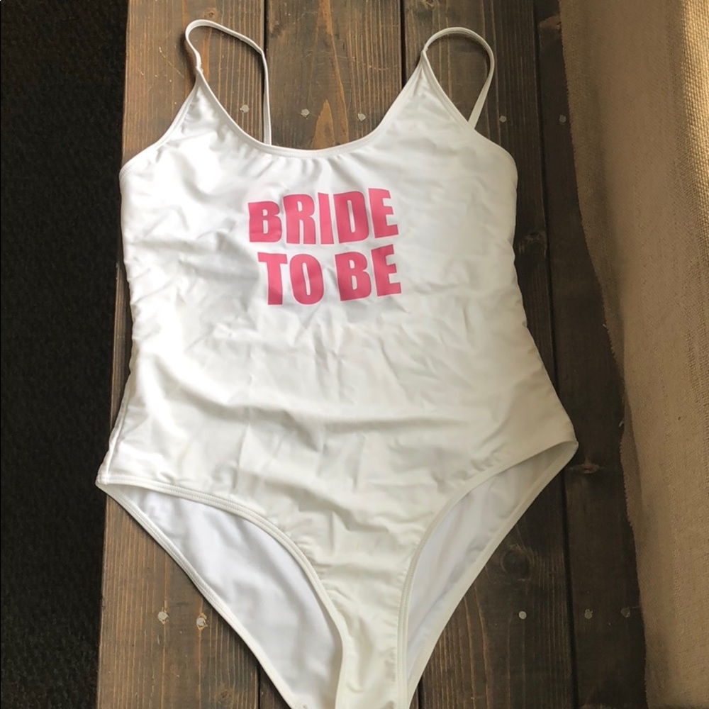 NWT bride one piece swimsuit